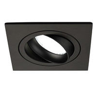 Ledvion Dimbare LED inbouwspot Zwart - Sevilla - 5W - 6500K - 92mm - Vierkant