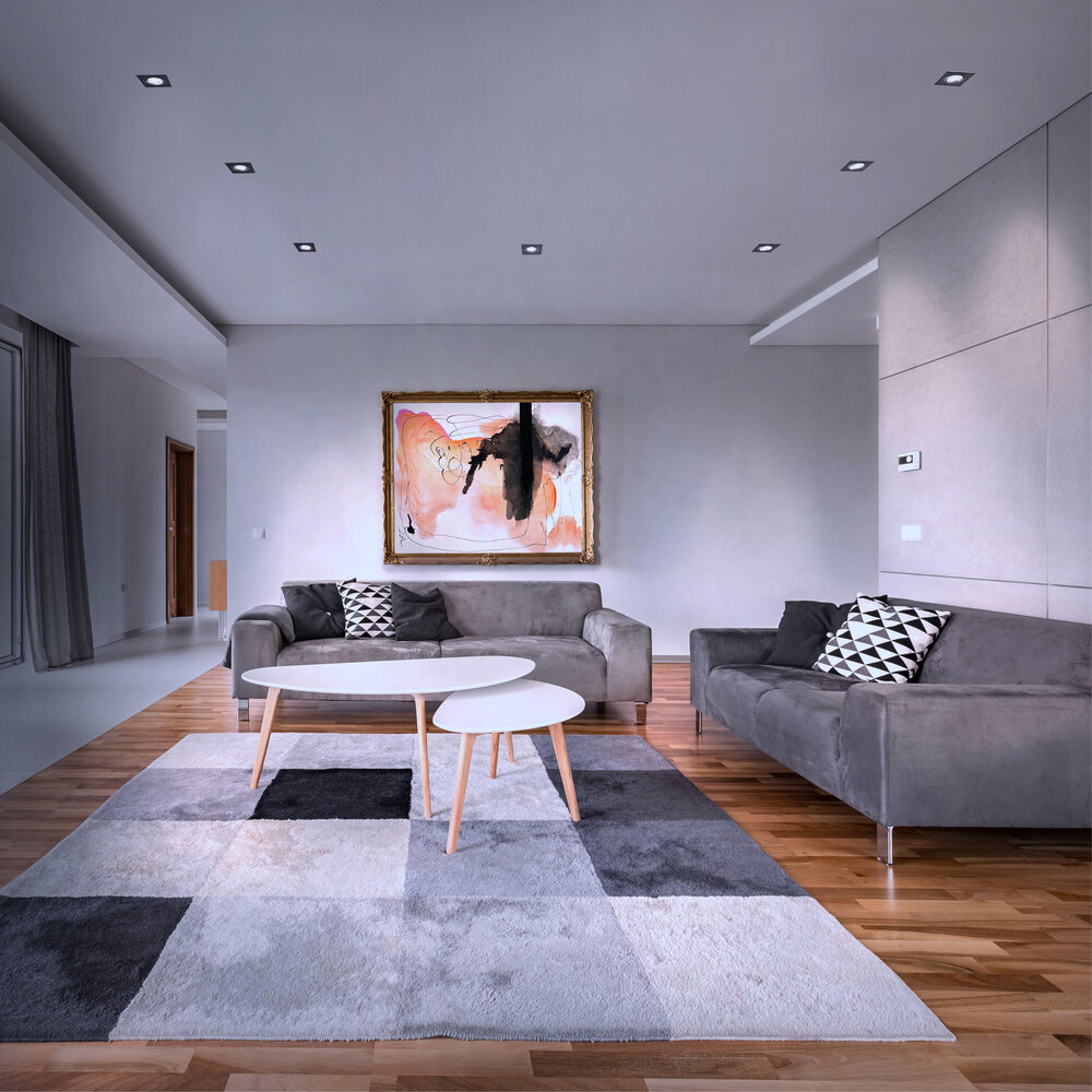 Ledvion Dimbare LED inbouwspot Zwart - Sevilla - 3W - 6500K - 92mm - Vierkant