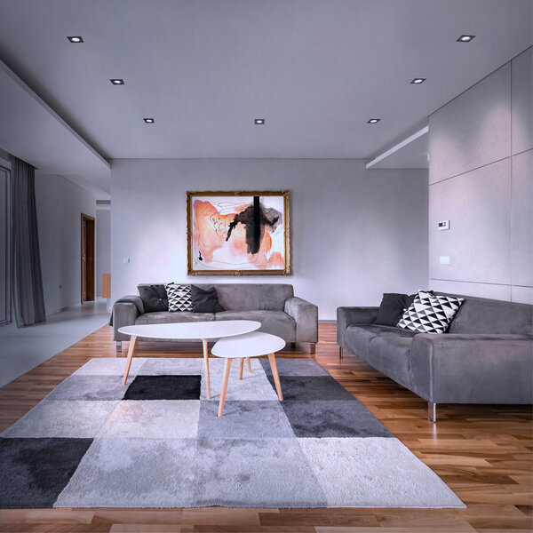 Ledvion Dimbare LED inbouwspot Zwart - Sevilla - 3W - 6500K - 92mm - Vierkant