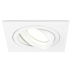 Dimbare LED inbouwspot Wit - Sevilla - 5W - 4000K - 92mm - Vierkant