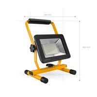 Ledvion LED Bouwlamp 50W - Osram LED Chips - 120lm/W - Osram LED Chips - 6000 Lumen - 6500K