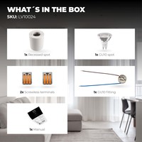 Smart LED Opbouwspot - Rond - Wit - 5W - RGBWW - Kantelbaar - IP20 Ledvion Smart LED Opbouwspot - Rond - Wit - 5W - RGBWW - Kantelbaar - IP20