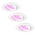 Smart LED inbouwspot Wit - Rio - Smart WiFi - Dimbaar - RGB+CCT - 3 pack