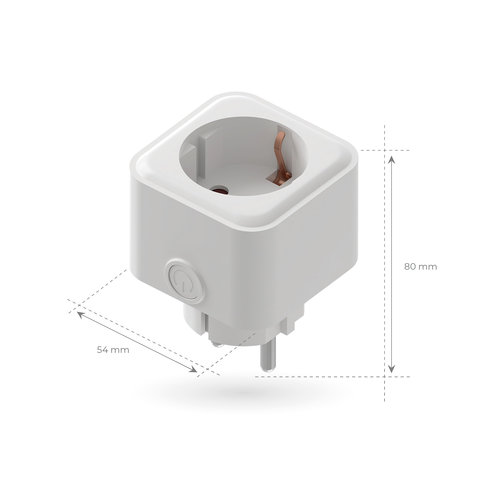 Ledvion Slimme stekker - Energieverbruiksmeter - Smart / WiFi  Stekker