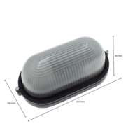 Bulleye Wandlamp Buiten Zwart - E27 Fitting - IP54 Lightexpert Bulleye Wandlamp Buiten Zwart - E27 Fitting - IP54