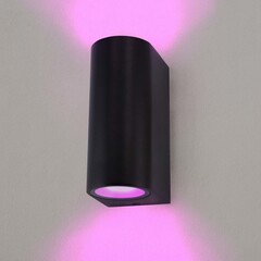 Smart Wandlamp - Santa Barbara - Zwart - 4,9W - RGB+CCT