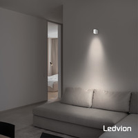 Ledvion Wandlamp buiten - Sacramento - Wit - GU10 Fitting