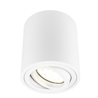 Ledvion Dimbare LED Opbouwspot  - Rond - Wit - 3W - 2700K - Kantelbaar