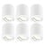 6x Dimbare LED Opbouwspot  - Rond - Wit - 5W - 2700K - Kantelbaar