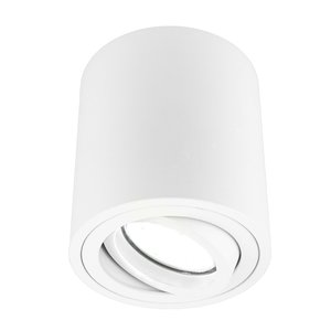 Ledvion Dimbare LED Opbouwspot - Rond - Wit - 5W - 6500K - Kantelbaar - IP20 Dimbare LED Opbouwspot - Rond - Wit - 5W - 6500K - Kantelbaar - IP20