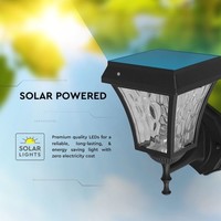 Lightexpert Solar Wandlamp Buiten - 2W - 110lm - IP65 - CCT Lichtkleur instelbaar