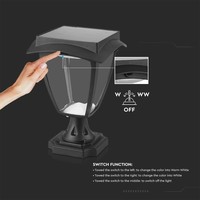 Solar Lamp Buiten - 2W - 110lm - IP65 - CCT Lichtkleur instelbaar Lightexpert Solar Lamp Buiten - 2W - 110lm - IP65 - CCT Lichtkleur instelbaar
