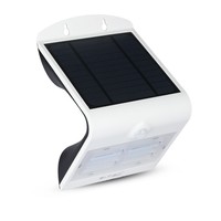 LED Solar Wandlamp - 3W - 3000K+4000K - IP65 - Met Bewegingssensor Lightexpert LED Solar Wandlamp - 3W - 3000K+4000K - IP65 - Met Bewegingssensor