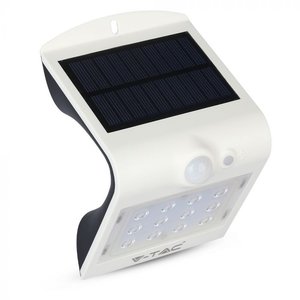 Lightexpert LED Solar Wandlamp - 1.5W - 4000K - IP65 - Met Bewegingssensor LED Solar Wandlamp - 1.5W - 4000K - IP65 - Met Bewegingssensor