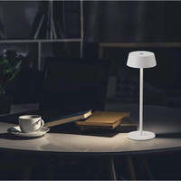 Oplaadbare Tafellamp - 2W - 3000K - IP54 - Dimbaar via touch Lightexpert Oplaadbare Tafellamp - 2W - 3000K - IP54 - Dimbaar via touch