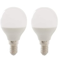 2 Pack Kogel LED Lamp Ø45 - E14 - 470 Lm Lightexpert 2 Pack Kogel LED Lamp Ø45 - E14 - 470 Lm