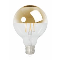 Calex Globe LED Mirror Kopspiegellamp Warm - E27 - 250 Lumen - Goud Calex Calex Globe LED Mirror Kopspiegellamp Warm - E27 - 250 Lumen - Goud