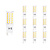 10 Pack - G9 LED Lamp - 3 Watt - 350 Lumen - 3000K