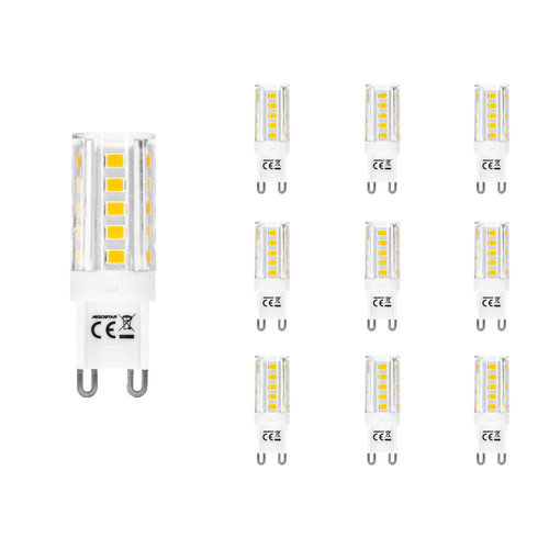 Lightexpert 10 Pack - G9 LED Lamp - 3.5 Watt - 350 Lumen - 3000K