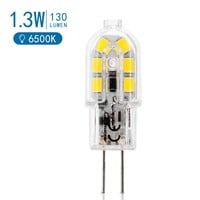 Lightexpert 10 Pack - G4 LED Lamp - 1.3 Watt - 130 Lumen - 6500K
