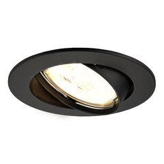 Dimbare LED inbouwspot Zwart - Amsterdam - 5W - 4000K - ø82mm