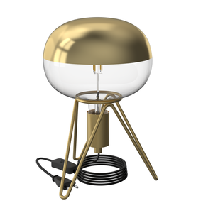 Calex Calex Tafellamp Driepoot - Goud - E27 Fitting Calex Tafellamp Driepoot - Goud - E27 Fitting