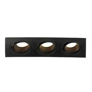 Lightexpert Dimbare LED inbouwspot Triple - 5W - 2700K - 215mm Dimbare LED inbouwspot Triple - 5W - 2700K - 215mm