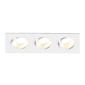 Lightexpert Dimbare LED inbouwspot Triple - 5W - 2700K - 215mm Dimbare LED inbouwspot Triple - 5W - 2700K - 215mm