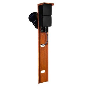 Niko Buitenstopcontact met Spot - Niko Schakelmateriaal - 2 Stopcontacten - 2 Wartels - IP55 - 65cm Buitenstopcontact met Spot - Niko Schakelmateriaal - 2 Stopcontacten - 2 Wartels - IP55 - 65cm