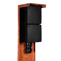 Buitenstopcontact - Niko Schakelmateriaal - 2 Stopcontacten - 1 Wartel - IP55 - 65cm Niko Buitenstopcontact - Niko Schakelmateriaal - 2 Stopcontacten - 1 Wartel - IP55 - 65cm
