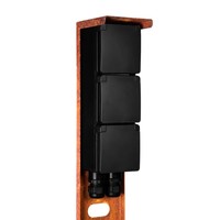 Buitenstopcontact - Niko Schakelmateriaal - 3 Stopcontacten - 2 Wartels - IP55 - 65cm Niko Buitenstopcontact - Niko Schakelmateriaal - 3 Stopcontacten - 2 Wartels - IP55 - 65cm
