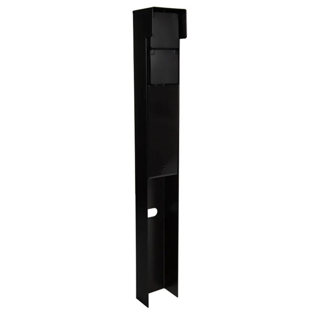 Niko Buitenstopcontact Pro+ met Niko Schakelmateriaal - 2 Stopcontacten - 1 Wartel - IP55 - 65cm