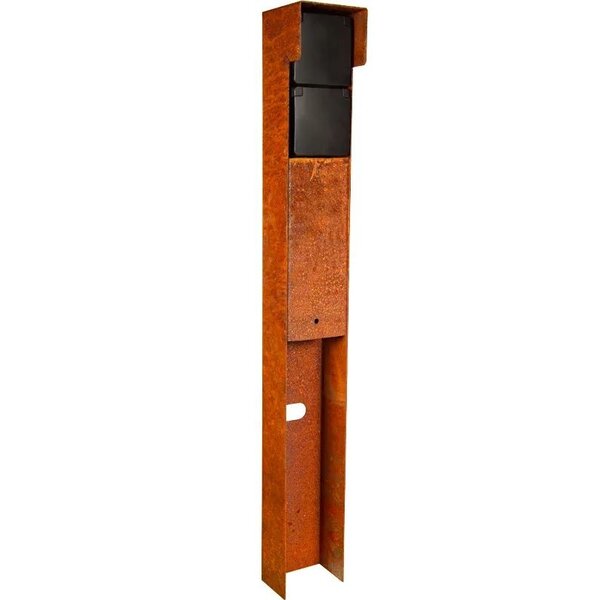 Niko Buitenstopcontact Pro+ met Niko Schakelmateriaal - 2 Stopcontacten - 1 Wartel - IP55 - 65cm