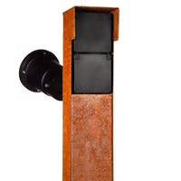 Niko Buitenstopcontact met Niko Schakelmateriaal - 1 Spot - 2 Stopcontacten - 2 Wartels - IP55 - 65cm