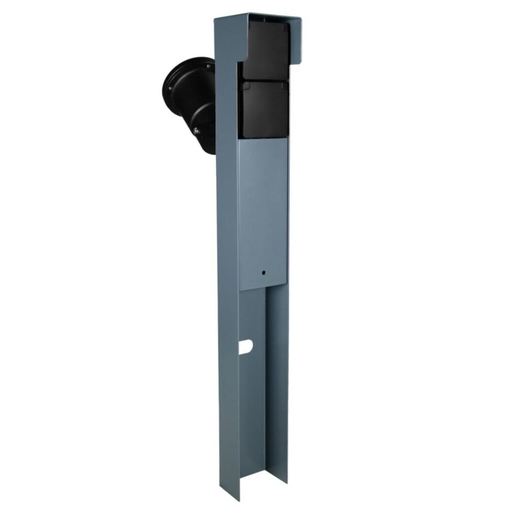 Niko Buitenstopcontact met Niko Schakelmateriaal - 1 Spot - 2 Stopcontacten - 2 Wartels - IP55 - 65cm