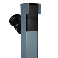 Niko Buitenstopcontact met Niko Schakelmateriaal - 1 Spot - 2 Stopcontacten - 2 Wartels - IP55 - 65cm