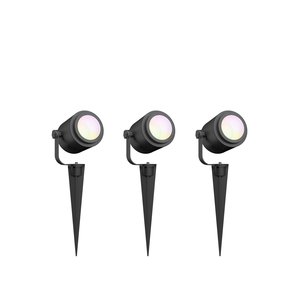 Calex Calex Smart WiFi LED Prikspot Set - RGB - IP44 - Plug & Play - Padverlichting Calex Smart WiFi LED Prikspot Set - RGB - IP44 - Plug & Play - Padverlichting