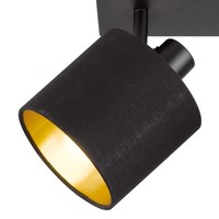 Trio Lighting LED Plafondspot Tommy Trio - Kantelbaar - E14 fitting - Zwart