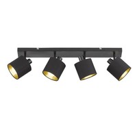 Trio Lighting LED Plafondspot Tommy Trio - Kantelbaar - E14 fitting - Zwart