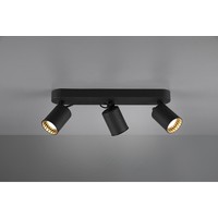 LED Plafondspot Pago Trio - Kantelbaar - GU10 fitting - Zwart Trio Lighting LED Plafondspot Pago Trio - Kantelbaar - GU10 fitting - Zwart