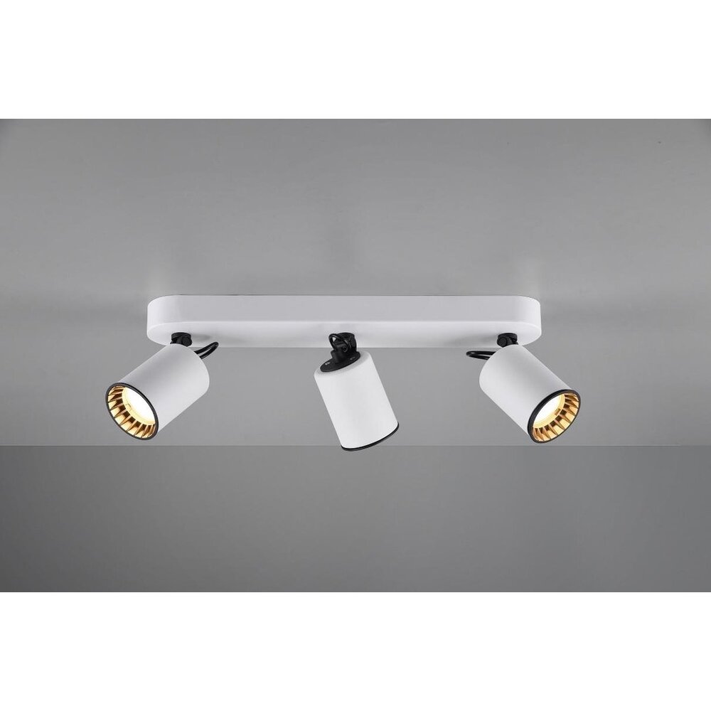 Trio Lighting LED Plafondspot Pago Trio - Kantelbaar - GU10 fitting - Wit