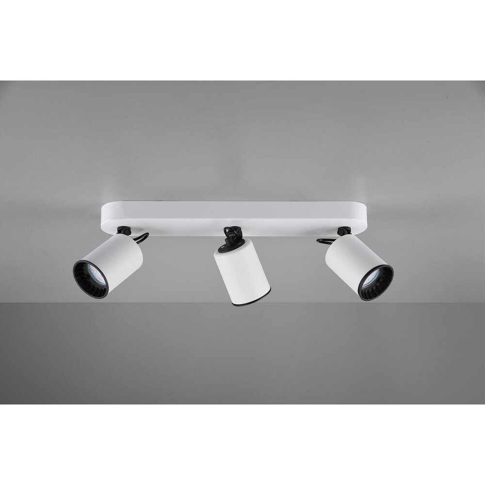 Trio Lighting LED Plafondspot Pago Trio - Kantelbaar - GU10 fitting - Wit