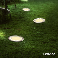 Ledvion 6x LED Grondspot - IP67 - 5W - 2700K - 1 Meter Kabel