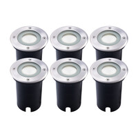 Ledvion 6x LED Grondspot - IP67 - 3W - 6500K - 1 Meter Kabel