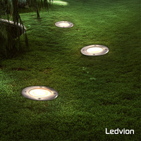 Ledvion LED Grondspot - IP67 - 3W - 2700K - 1 Meter Kabel