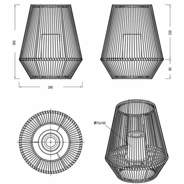 Trio Lighting LED Tafellamp Solar Buiten met Vlameffect - 30,5 cm - 2W - IP44 - Mineros - Grijs