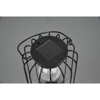 Solar Tafellamp Buiten met Schemeringssensor - 38,5 cm - IP44 - Cotoca - Mat Zwart Trio Lighting Solar Tafellamp Buiten met Schemeringssensor - 38,5 cm - IP44 - Cotoca - Mat Zwart