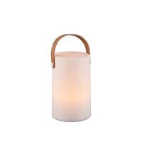 LED Oplaadbare Tafellamp Buiten met USB poort - 20,5 cm - 1W - IP44 - Aruba - Wit Trio Lighting LED Oplaadbare Tafellamp Buiten met USB poort - 20,5 cm - 1W - IP44 - Aruba - Wit