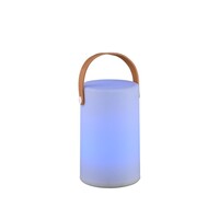 LED Oplaadbare Tafellamp Buiten met USB poort - 20,5 cm - 1W - IP44 - Aruba - Wit Trio Lighting LED Oplaadbare Tafellamp Buiten met USB poort - 20,5 cm - 1W - IP44 - Aruba - Wit