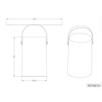 LED Oplaadbare Tafellamp Buiten met USB poort - 20,5 cm - 1W - IP44 - Aruba - Wit Trio Lighting LED Oplaadbare Tafellamp Buiten met USB poort - 20,5 cm - 1W - IP44 - Aruba - Wit